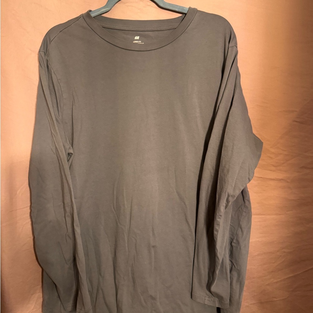 H&M Charcoal Long Sleeve Tee